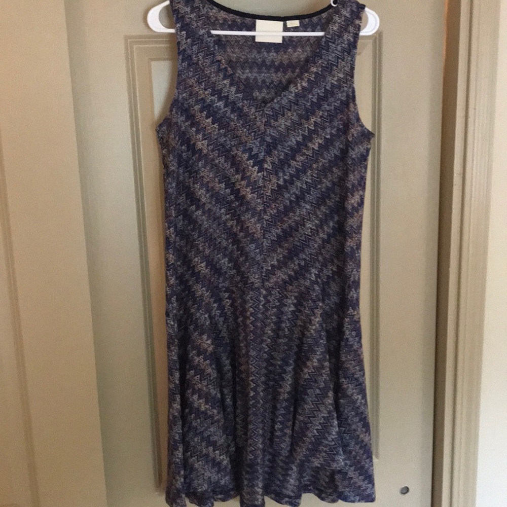 Colorful, sleeveless dress